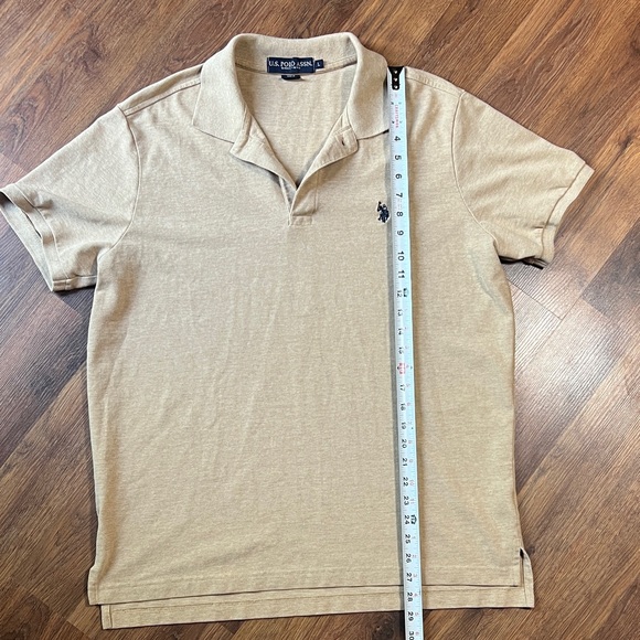 U.S. Polo Assn. Beige Polo Shirt for Men - Picture 6 of 7